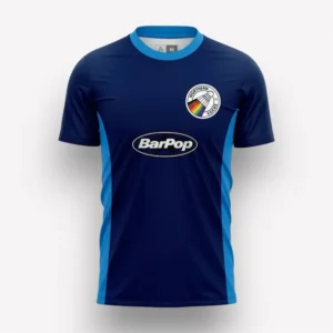 Official club t-shirt featuring the badminton club's logo